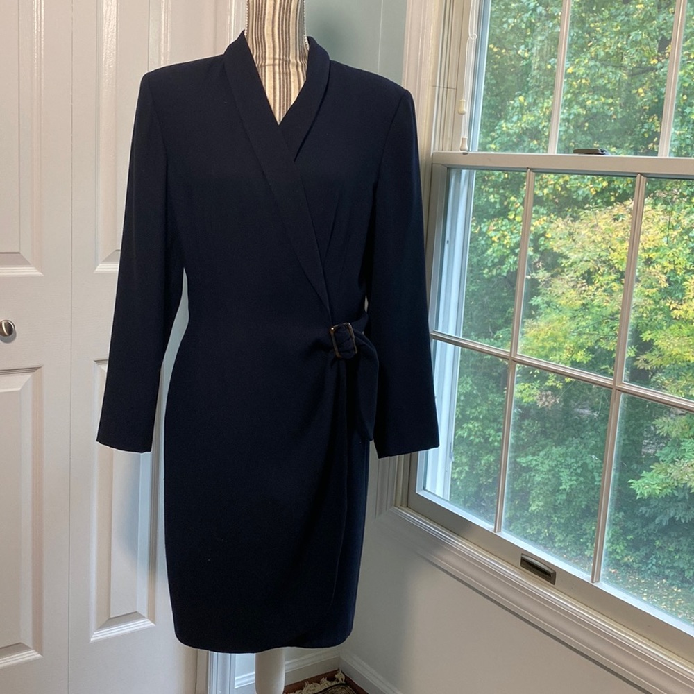 Vintage Wrap Suit Dress